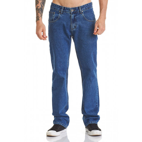 Calça Regular Jeans 